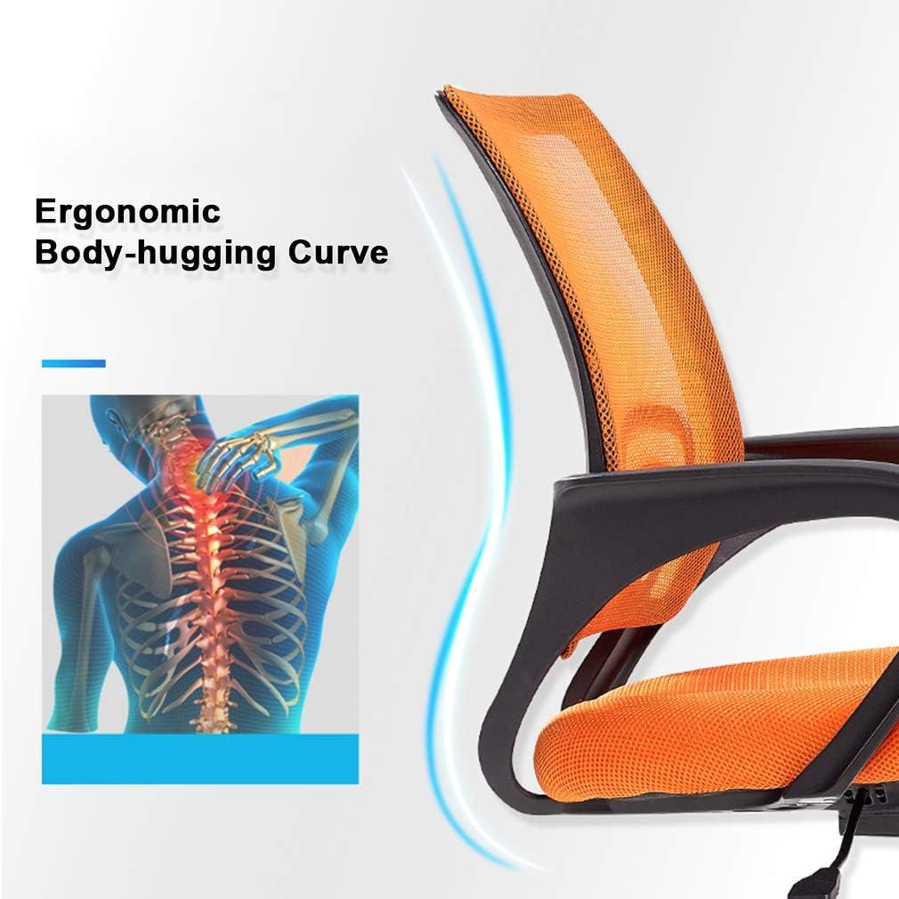 image:imageBestOffice Office Chair Ergonomic Cheap Desk Chair Mesh Computer Chair Lumbar Support Modern Executive Adjustable Stool Rolling Swivel Chair for Back Pain BlackOrange