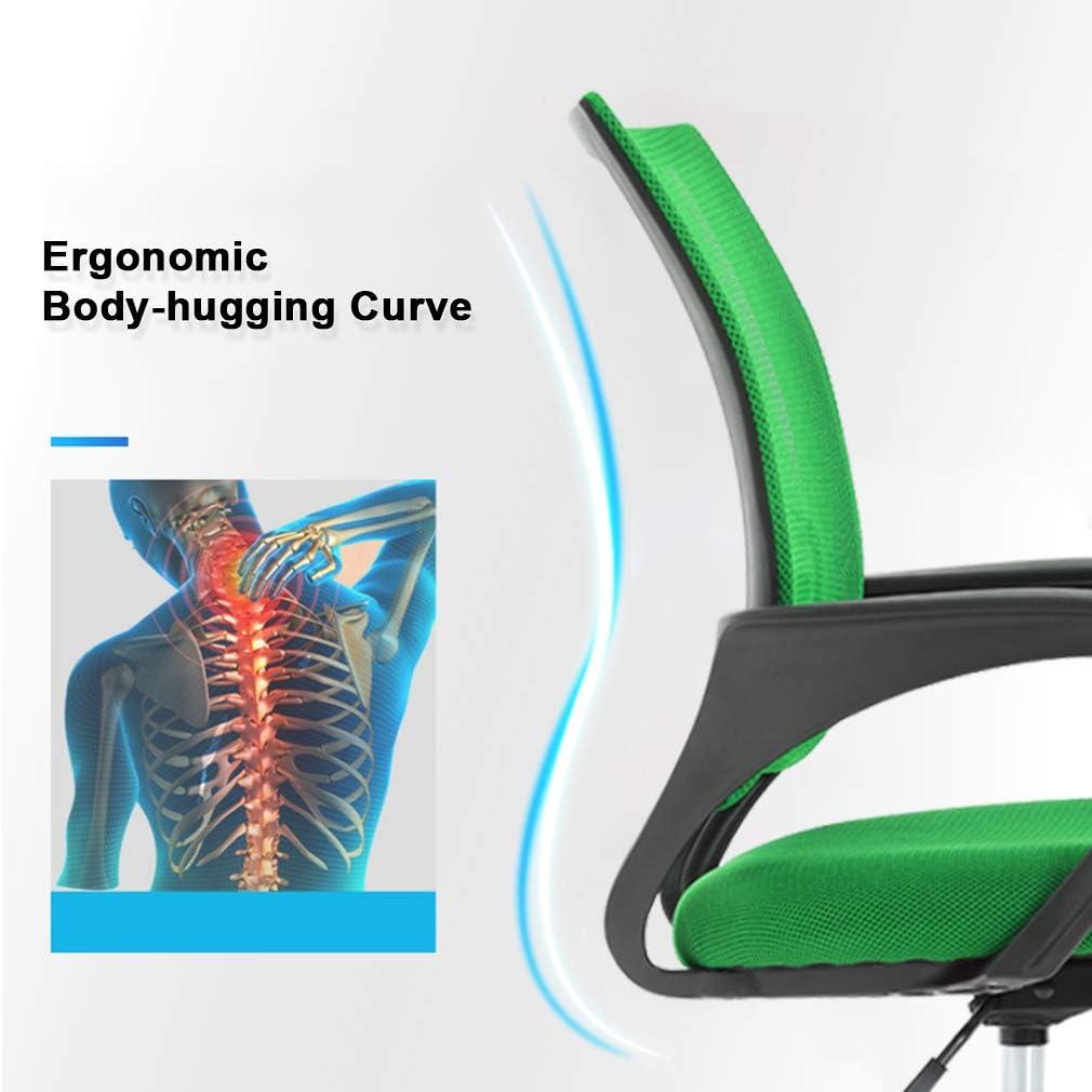 image:imageBestOffice Office Chair Ergonomic Cheap Desk Chair Mesh Computer Chair Lumbar Support Modern Executive Adjustable Stool Rolling Swivel Chair for Back Pain BlackGreen