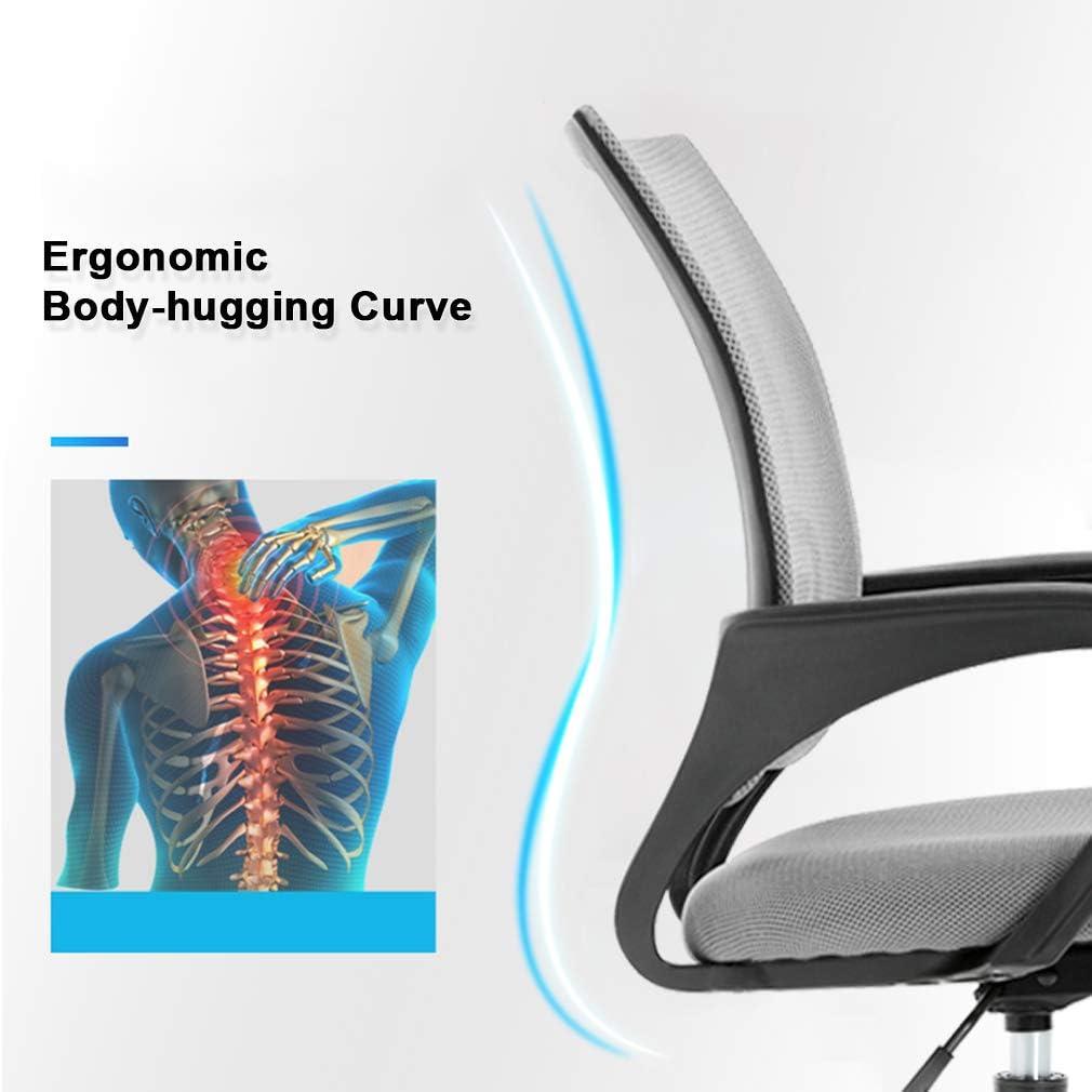 image:imageBestOffice Office Chair Ergonomic Cheap Desk Chair Mesh Computer Chair Lumbar Support Modern Executive Adjustable Stool Rolling Swivel Chair for Back Pain BlackGrey