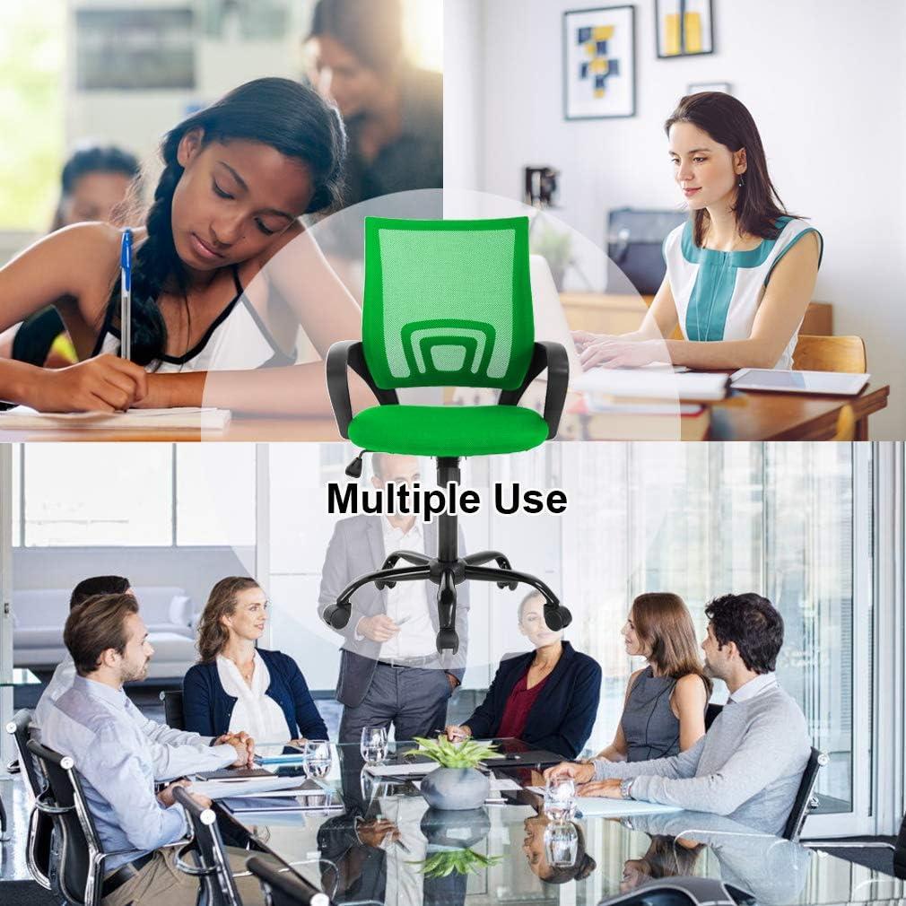 image:imageBestOffice Office Chair Ergonomic Cheap Desk Chair Mesh Computer Chair Lumbar Support Modern Executive Adjustable Stool Rolling Swivel Chair for Back Pain BlackGreen