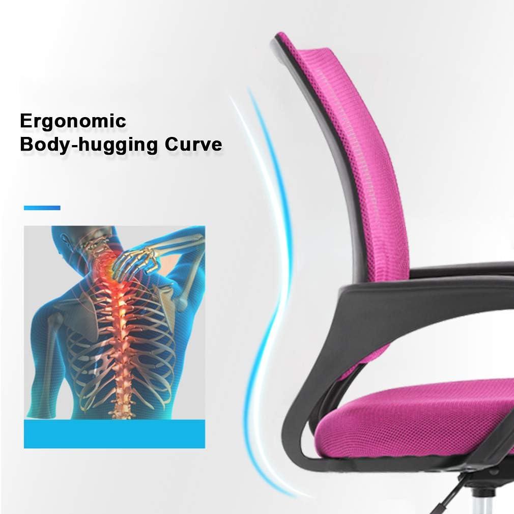 image:imageBestOffice Office Chair Ergonomic Cheap Desk Chair Mesh Computer Chair Lumbar Support Modern Executive Adjustable Stool Rolling Swivel Chair for Back Pain BlackPink