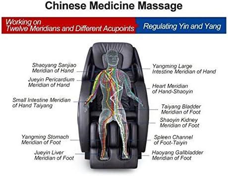 image:imageBestMassage Recliner Massage Chair Full Body Zero Gravity SLTrack Massage Recliner Chair with Heating Foot Rollers Airbags System with Microcomputer Remote Control Black