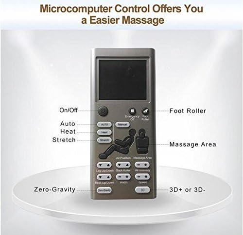 image:imageBestMassage Recliner Massage Chair Full Body Zero Gravity SLTrack Massage Recliner Chair with Heating Foot Rollers Airbags System with Microcomputer Remote Control Black
