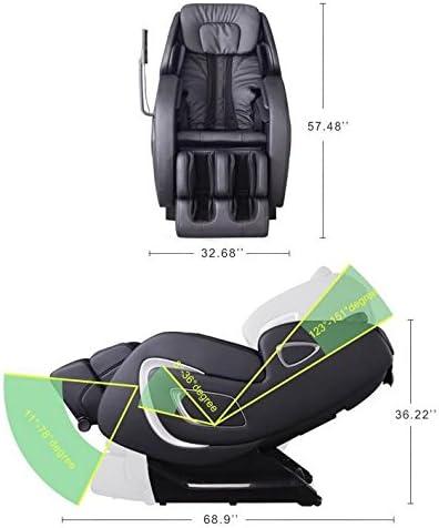 image:imageBestMassage Recliner Massage Chair Full Body Zero Gravity SLTrack Massage Recliner Chair with Heating Foot Rollers Airbags System with Microcomputer Remote Control Black