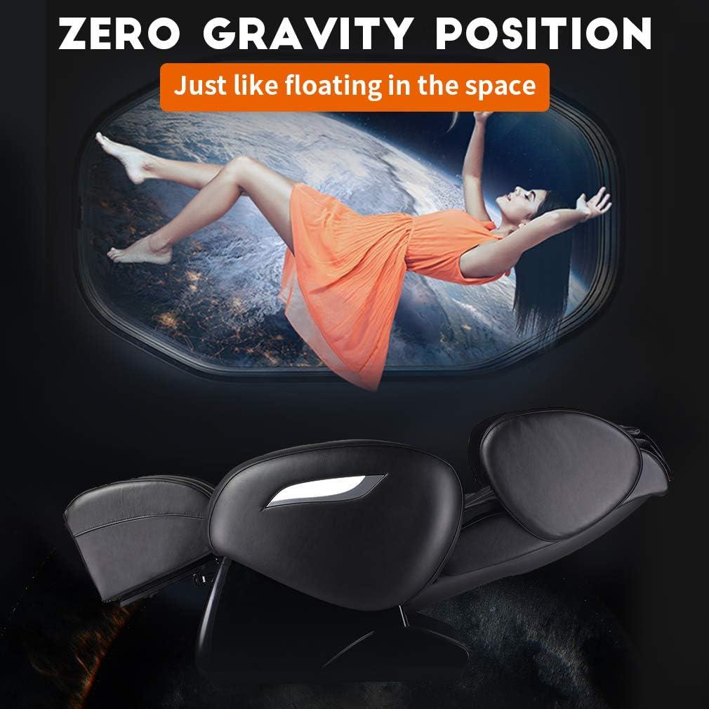image:imageBestMassage Zero Gravity Full Body Electric Shiatsu Massage Chair Recliner with Foot Roller Airbag Massage System Stretch VibratingBlack