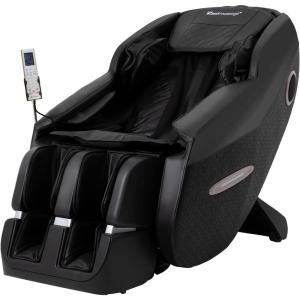 BestMassage SL-Track Massage Chair Zero Gravity Full Body Electric Shiatsu Massage Chair Recliner with Built-in Heat Foot Roller Air Massage System Stretch Vibrating Audio for Home Office,Black