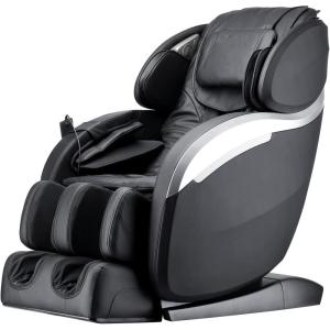 Full Body Massage Chair Zero Gravity Shiatsu Chair Recliner with Six Programs and Heat Massage Chair(Black)